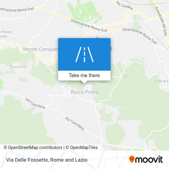 Via Delle Fossette map