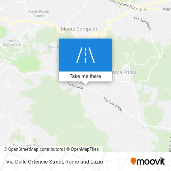 Via Delle Ortensie Street map