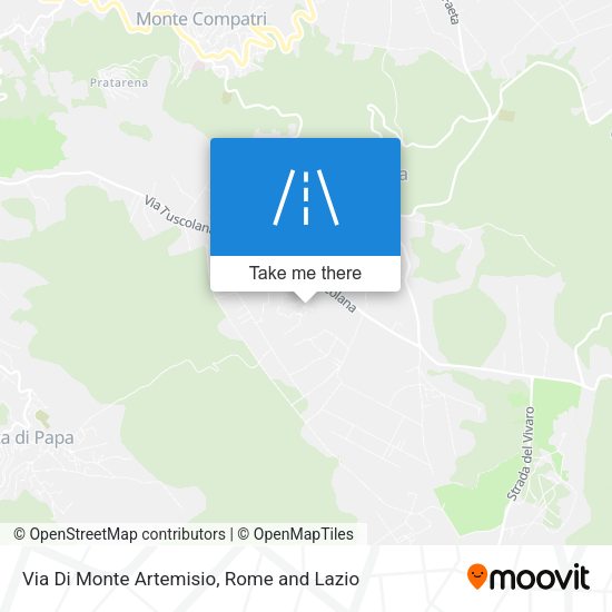 Via Di Monte Artemisio map