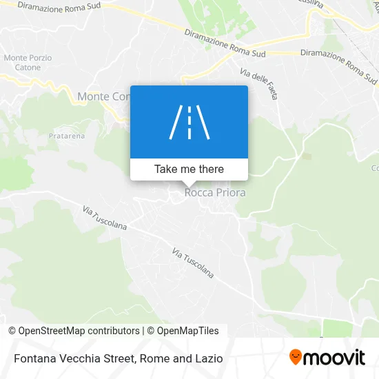 Fontana Vecchia Street map