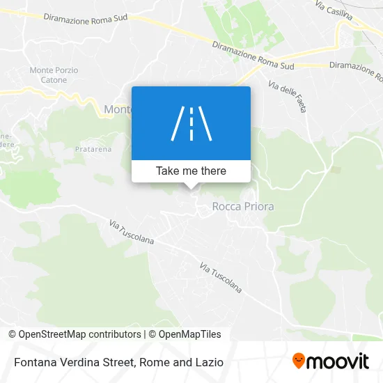 Fontana Verdina Street map