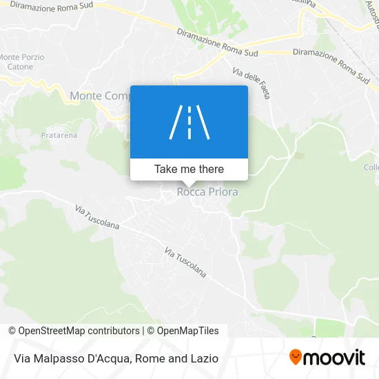 Malpasso D'Acqua Street map