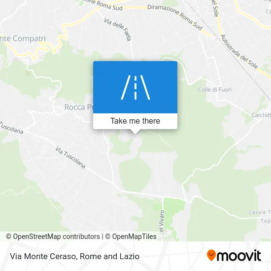 Monte Ceraso Street map