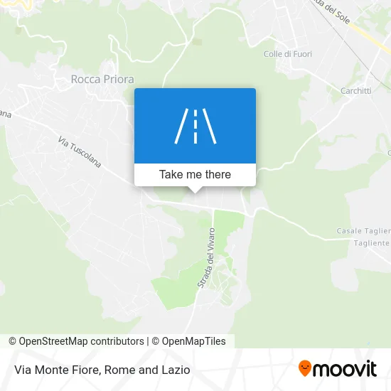 Monte Fiore Street map