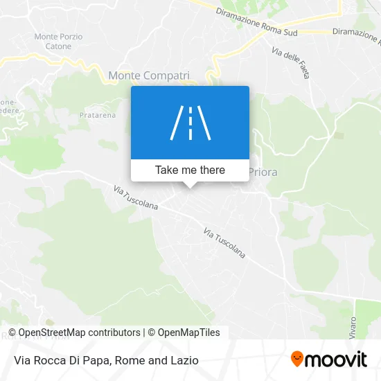 Rocca Di Papa Street map