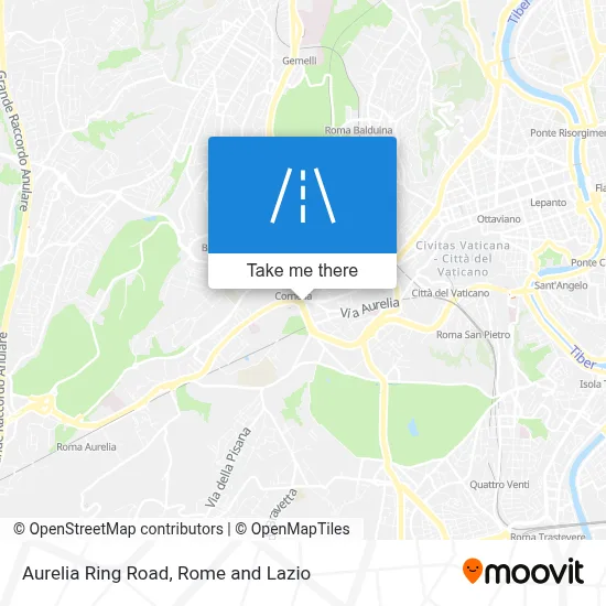 Aurelia Ring Road map
