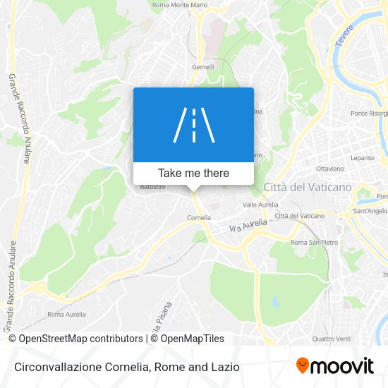 Circonvallazione Cornelia map