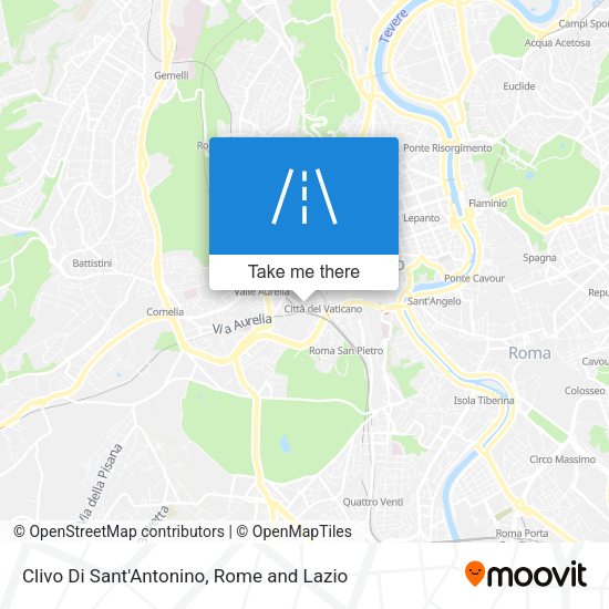 Clivo Di Sant'Antonino map