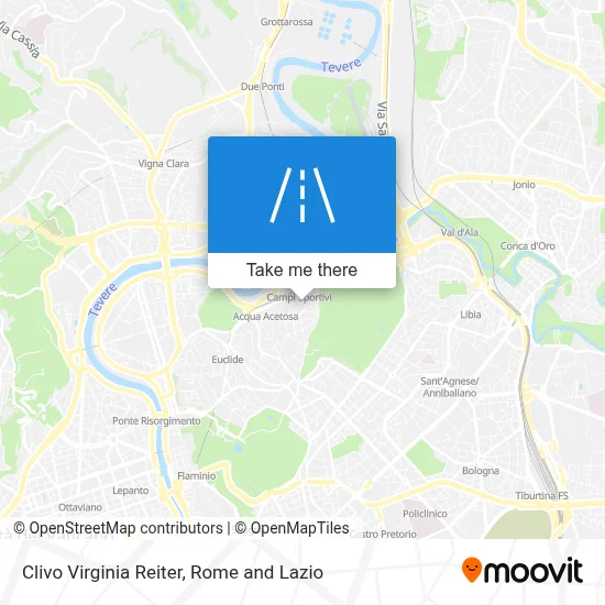 Clivo Virginia Reiter map