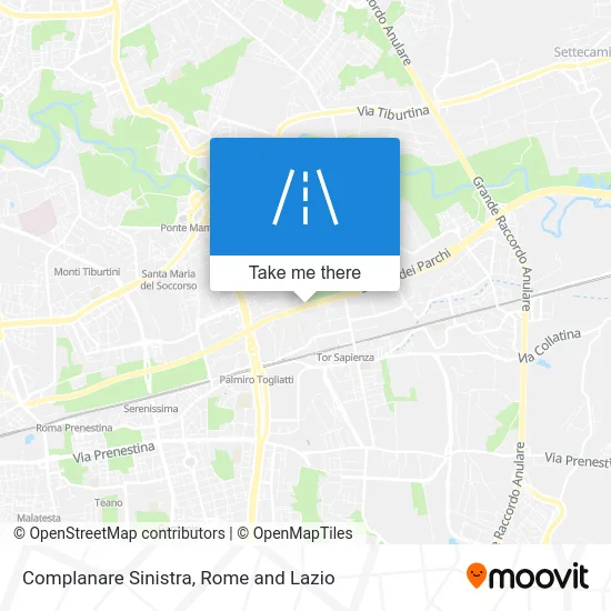 Left Parallel Road map