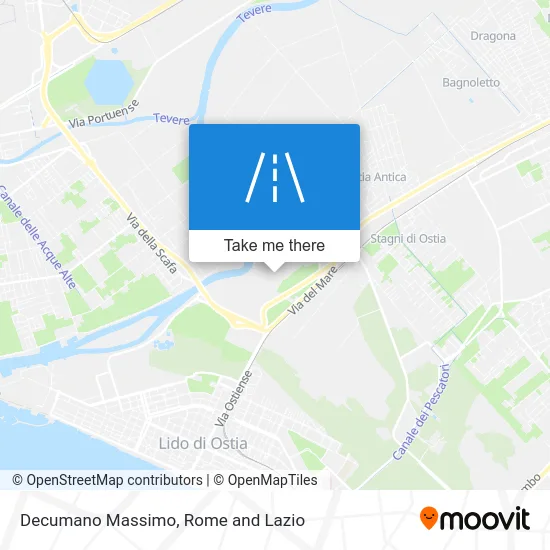 Decumano Massimo map