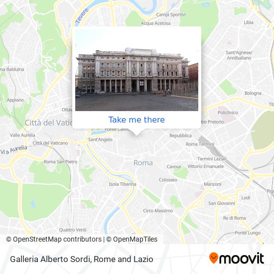 Galleria Alberto Sordi map