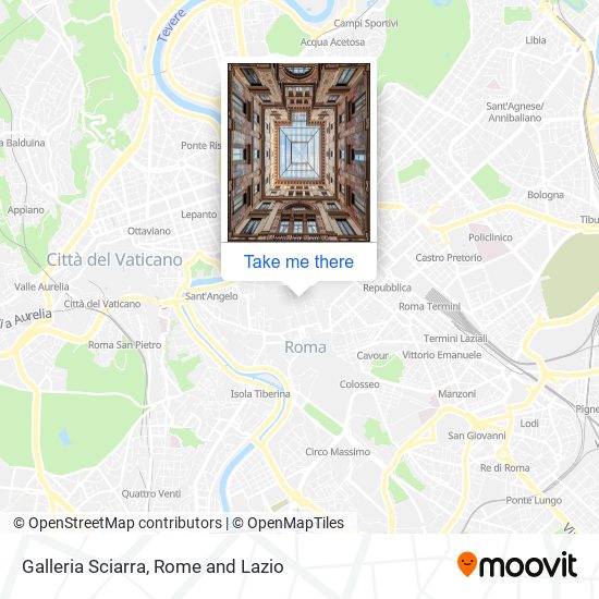 Galleria Sciarra map