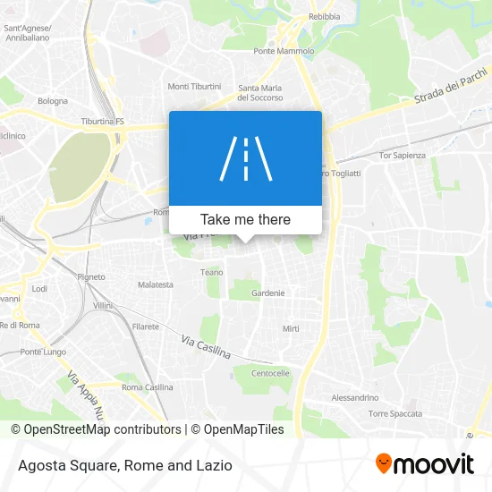 Agosta Square map