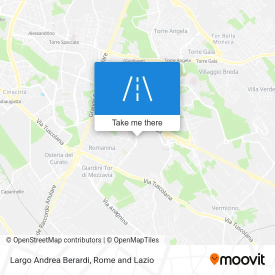 Largo Andrea Berardi map