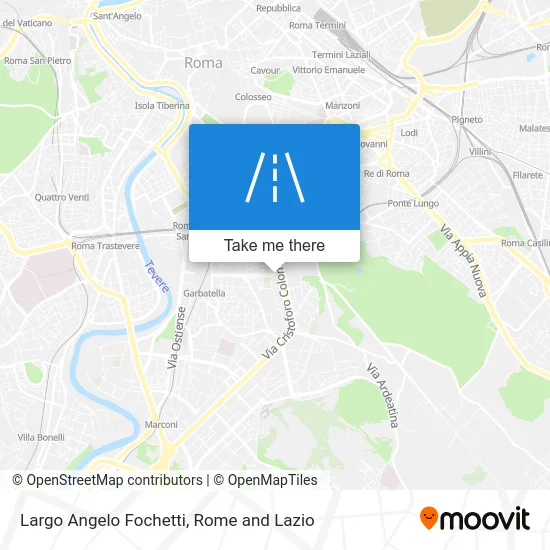 Angelo Fochetti Square map