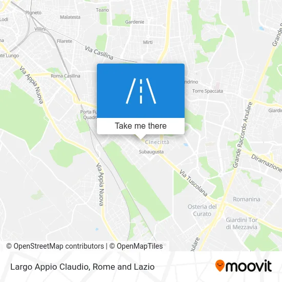 Largo Appio Claudio map