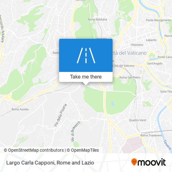 Largo Carla Capponi map