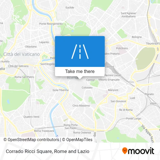 Corrado Ricci Square map