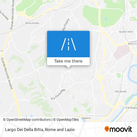 Largo Dei Della Bitta map