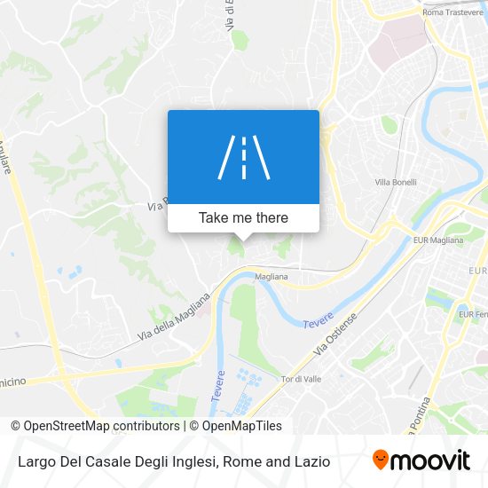 Largo Del Casale Degli Inglesi map