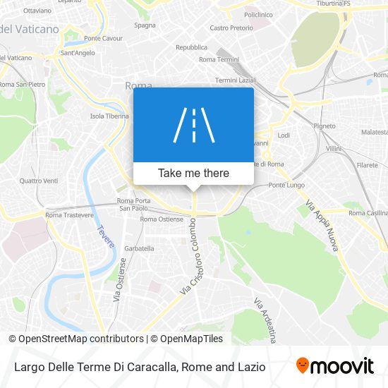 Largo Delle Terme Di Caracalla map