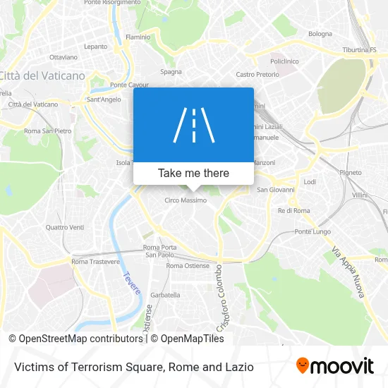 Victims of Terrorism Square map