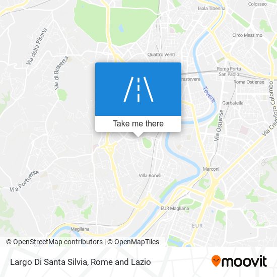 Largo Di Santa Silvia map