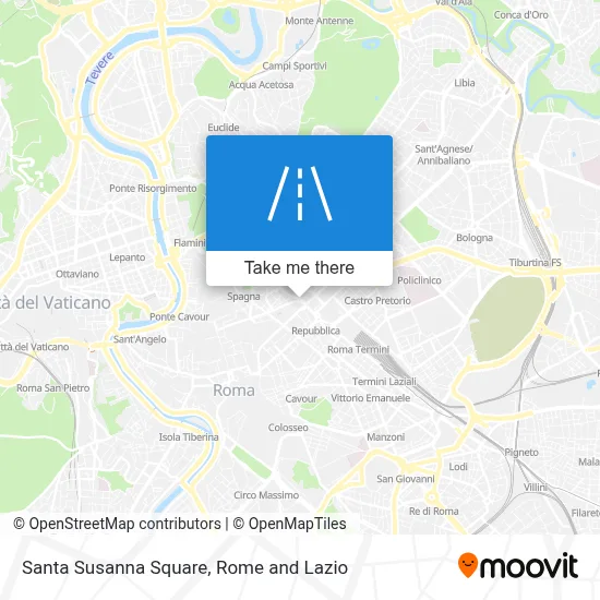 Santa Susanna Square map