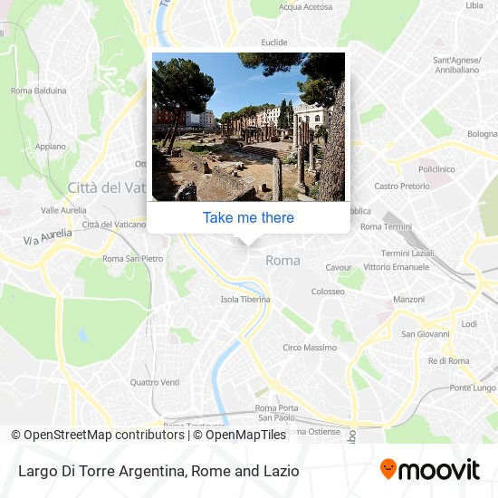 Largo Di Torre Argentina map