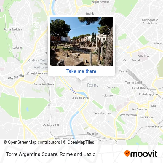 Torre Argentina Square map