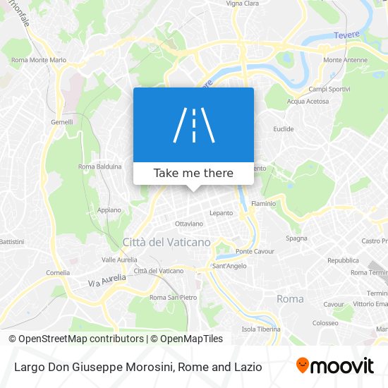 Largo Don Giuseppe Morosini map