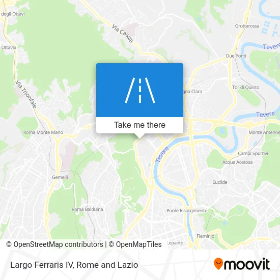 Largo Ferraris IV map