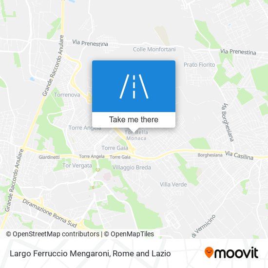 Largo Ferruccio Mengaroni map