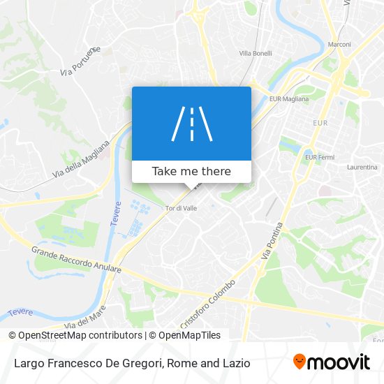 Largo Francesco De Gregori map