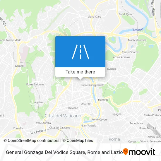 General Gonzaga Del Vodice Square map