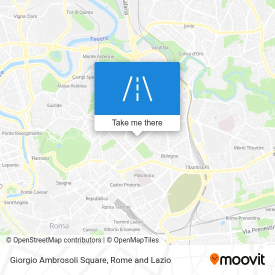 Giorgio Ambrosoli Square map