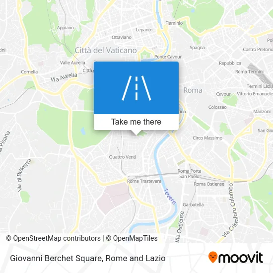 Giovanni Berchet Square map