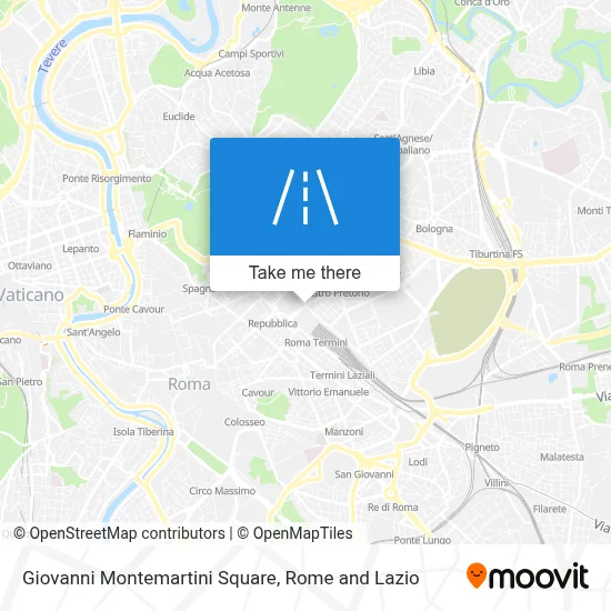 Giovanni Montemartini Square map