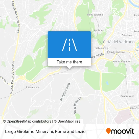 Largo Girolamo Minervini map