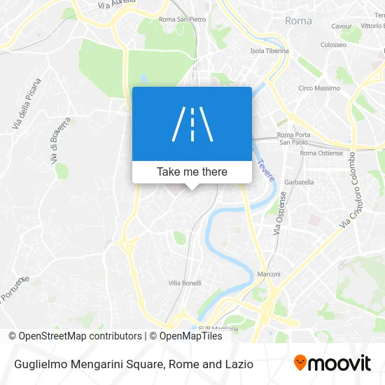 Guglielmo Mengarini Square map