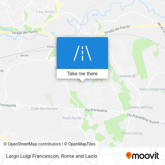 Largo Luigi Francescon map