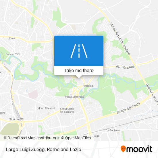 Largo Luigi Zuegg map