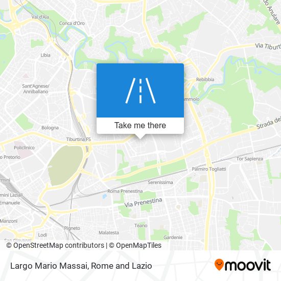 Largo Mario Massai map
