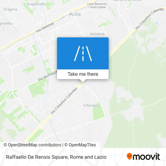 Raffaello De Rensis Square map