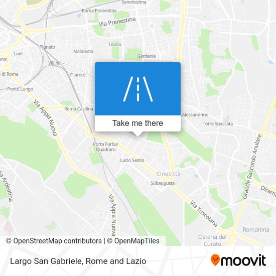 Largo San Gabriele map