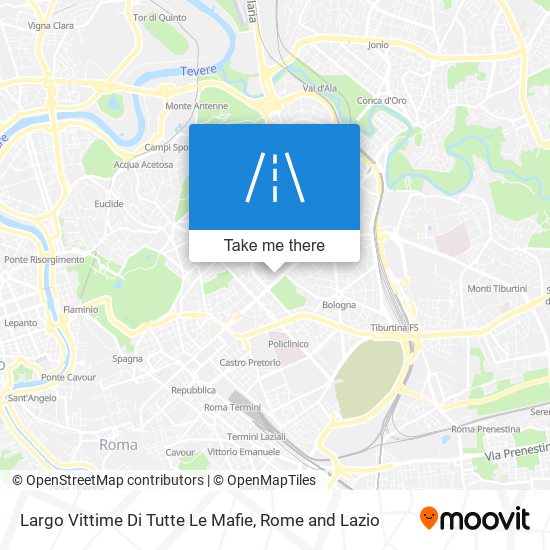 Largo Vittime Di Tutte Le Mafie map