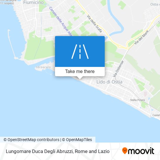 Lungomare Duca Degli Abruzzi map