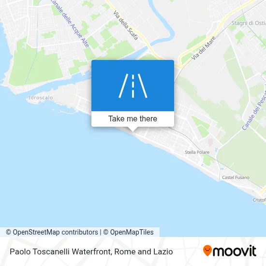 Paolo Toscanelli Waterfront map