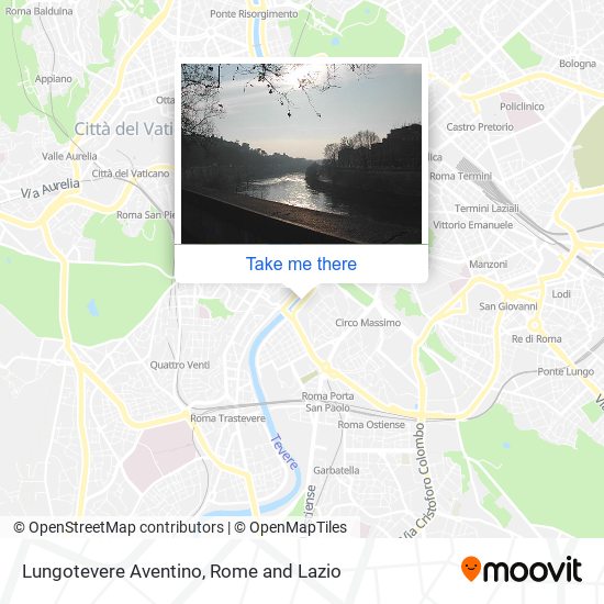 Lungotevere Aventino map